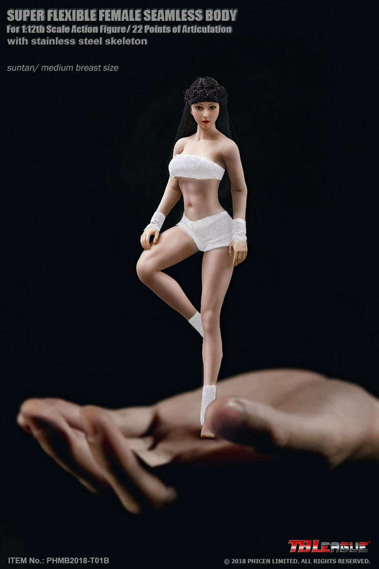 TBLeague Action Figure 1/12th Scale 15cm  Super Flexible Female Seamless Body T01