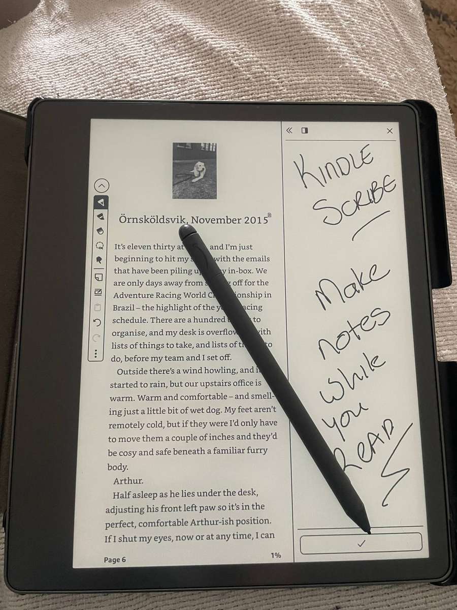 Kindle Scribe with Premium Pen (notebook & ereader)