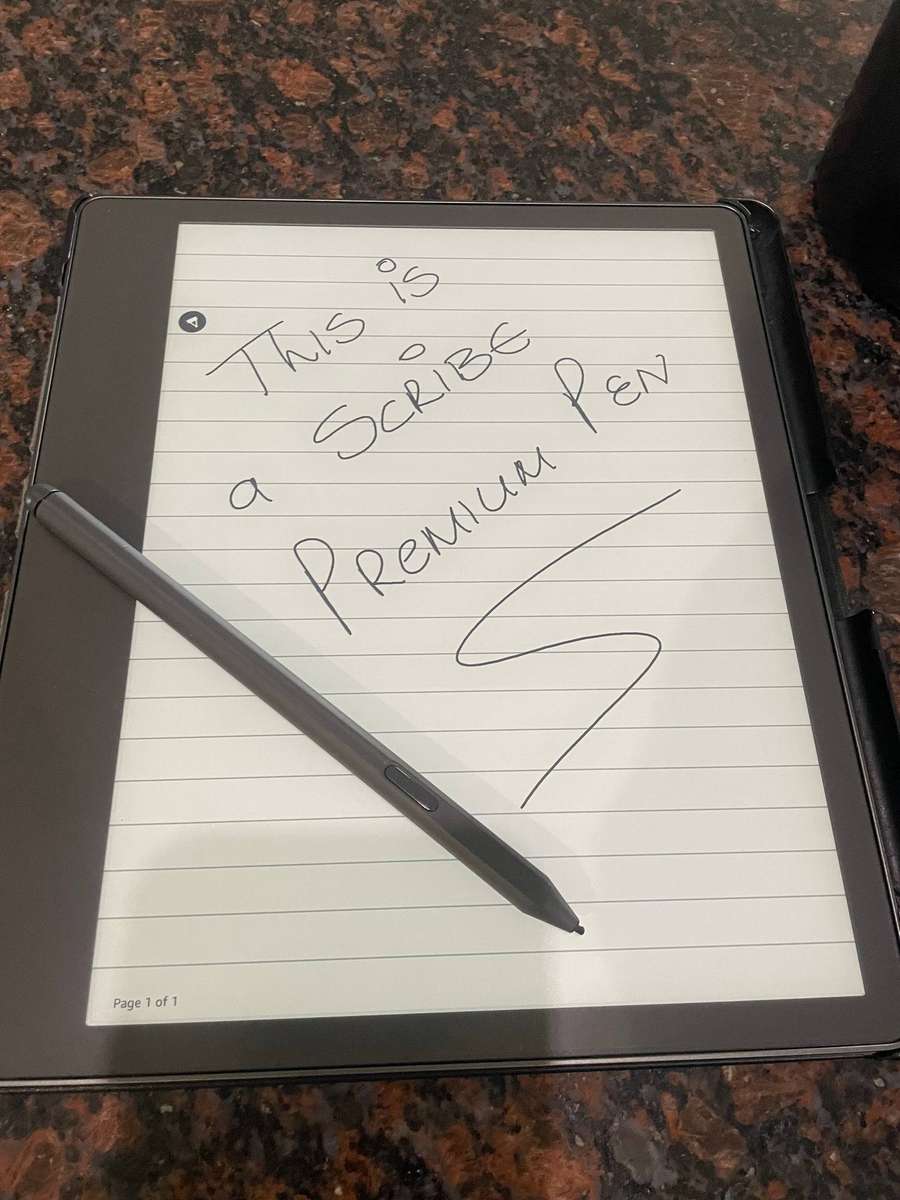 Kindle Scribe with Premium Pen (notebook & ereader)
