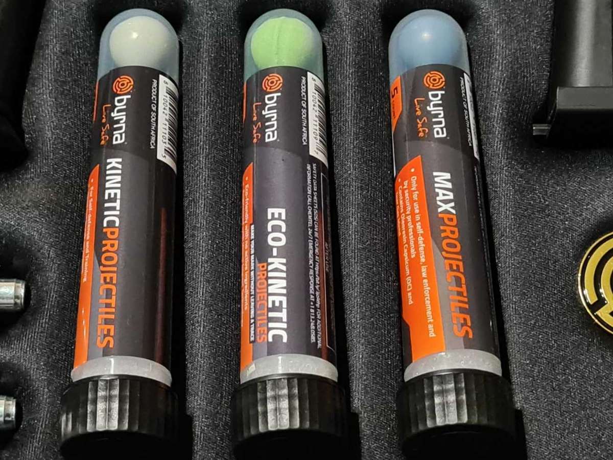 Byrna SD Non-Lethal Self-Defence Pistol Kit.