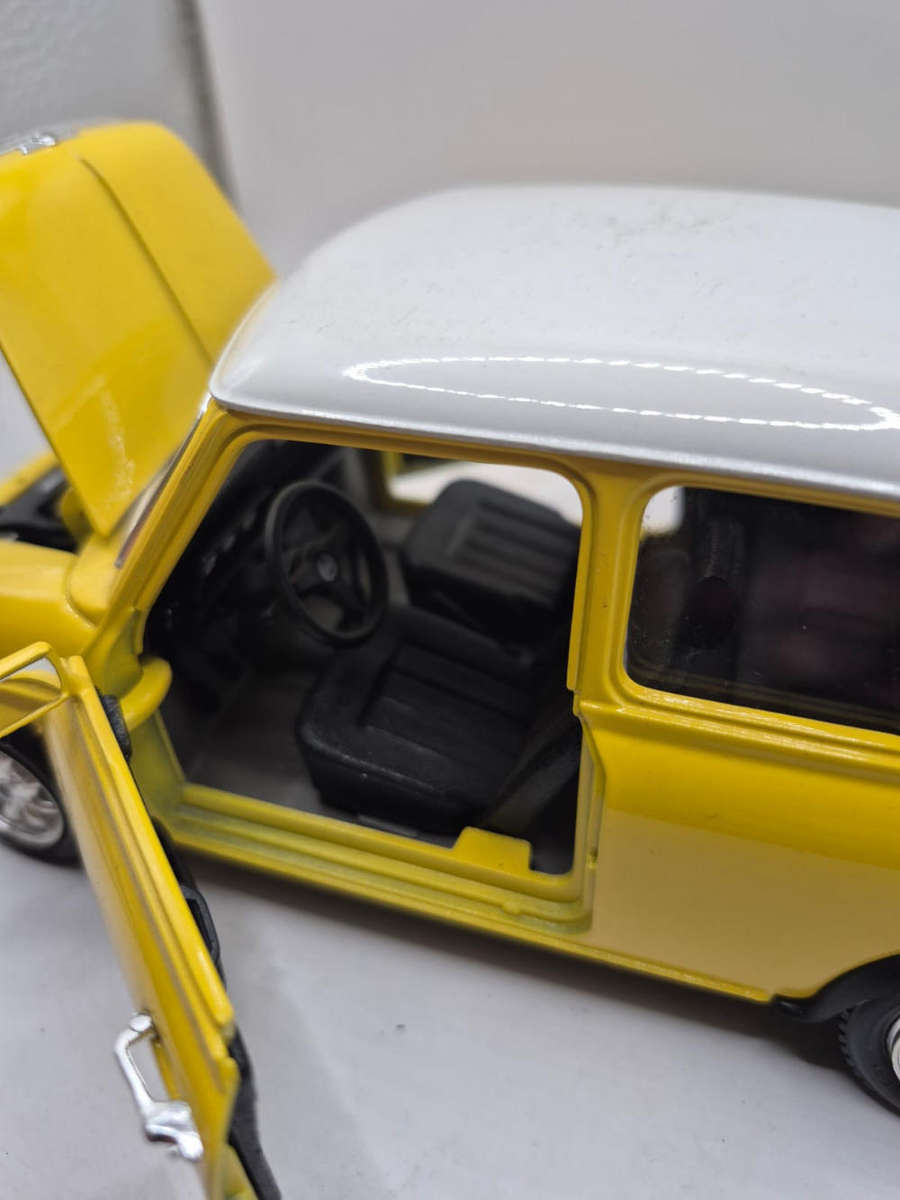 Bburago Mini Cooper model car.