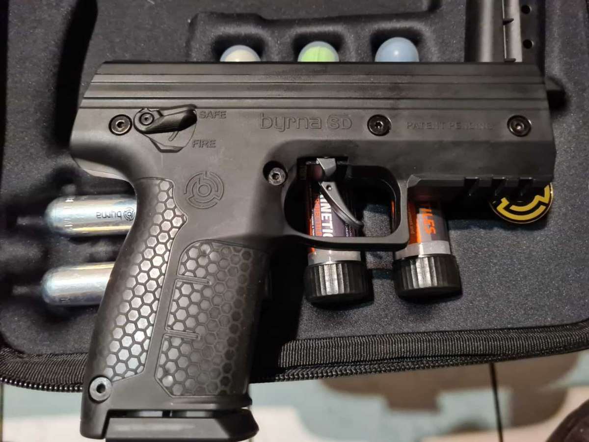 Byrna SD Non-Lethal Self-Defence Pistol Kit.
