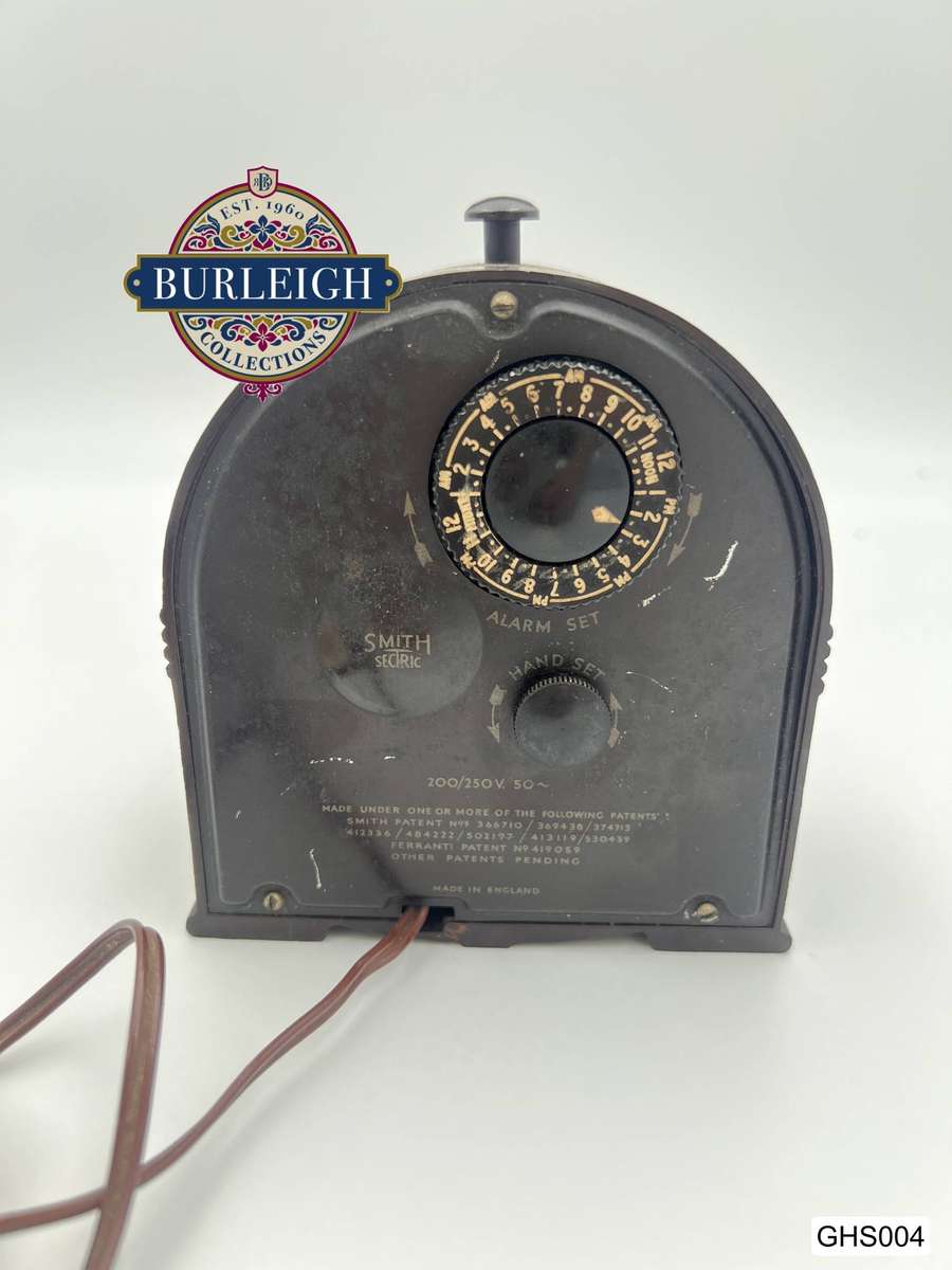 Vintage Smiths Sectric Electric Bedside Bakelite Alarm Clock
