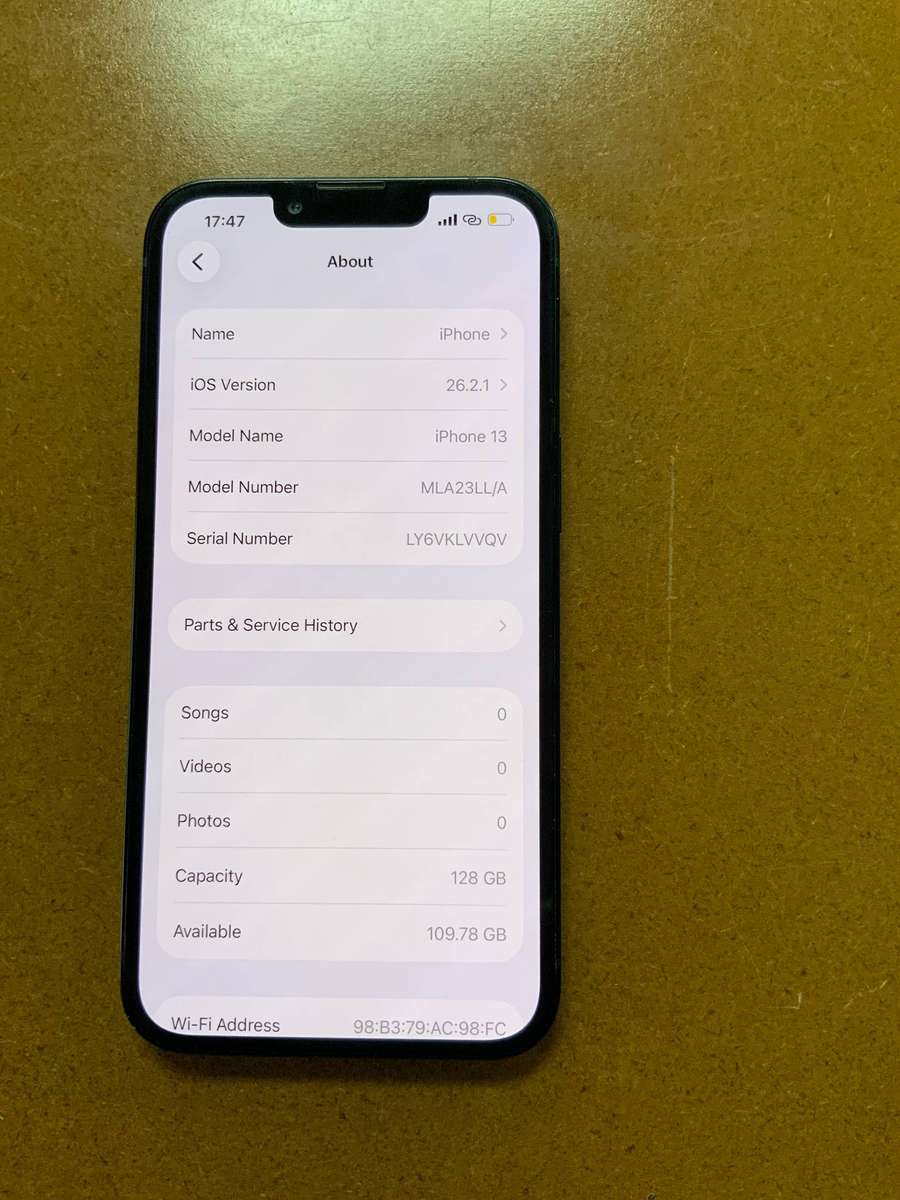 iPhone 13, 128gb, midnight blue, 99% BH