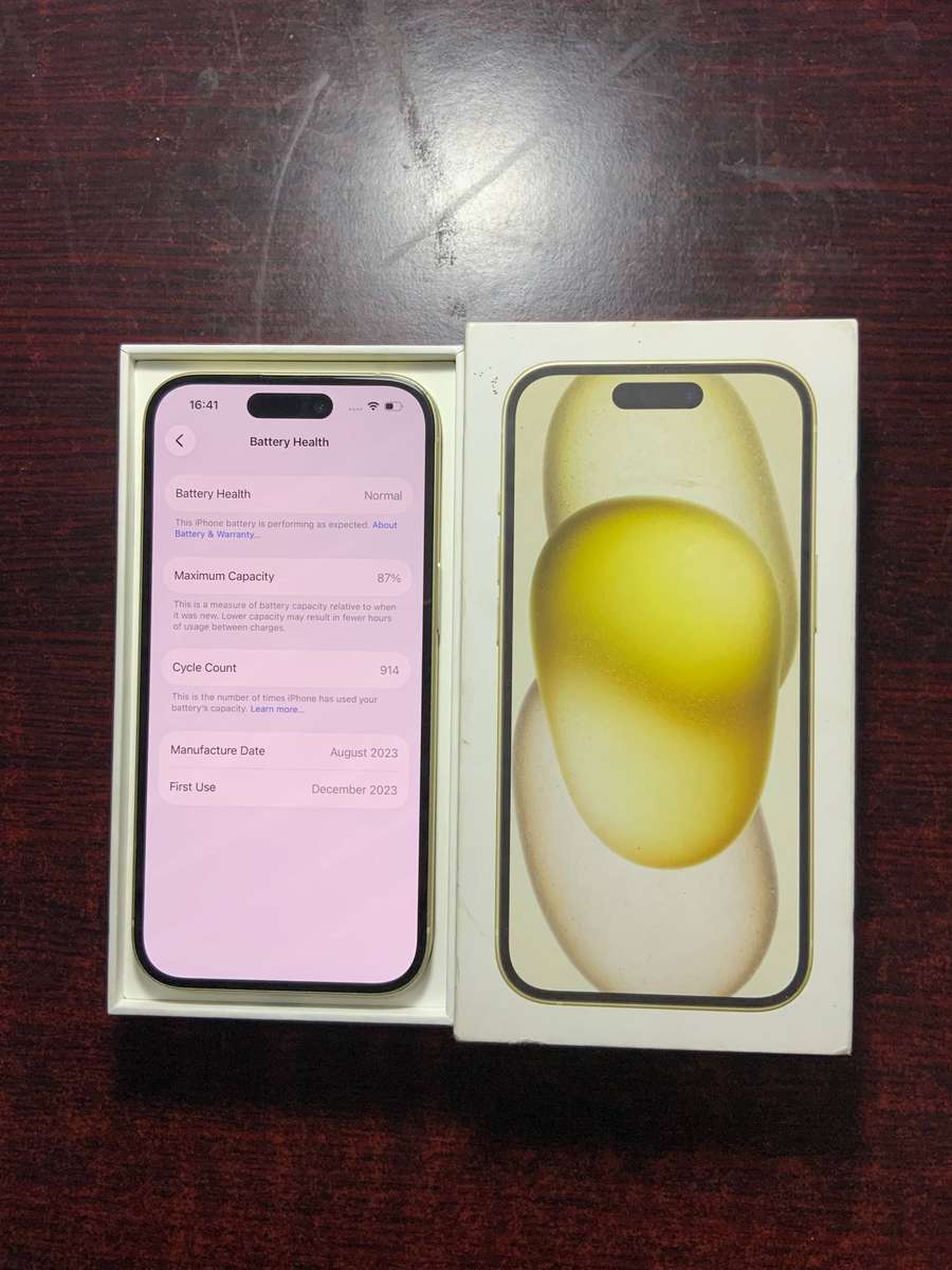 iPhone 15, 128gb, 87%