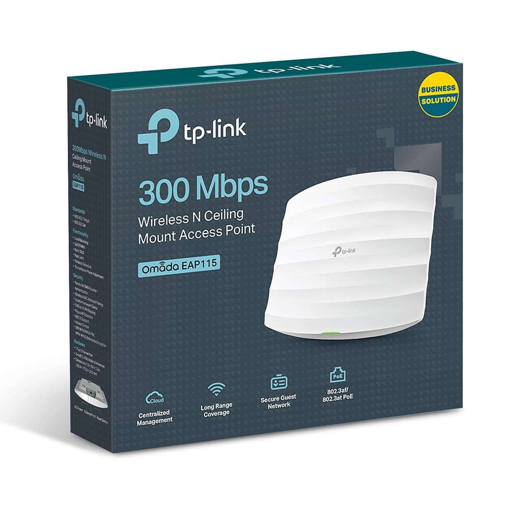 TP-Link EAP115 300Mbps Wireless N Ceiling Mount Access Point