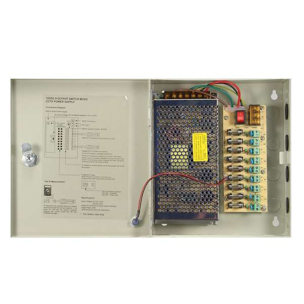 HiLook CCTV Camera Kit with 2TB HDD / 8 Cameras / 8 Junction Boxes / 100M Cable / Connectors / PSU