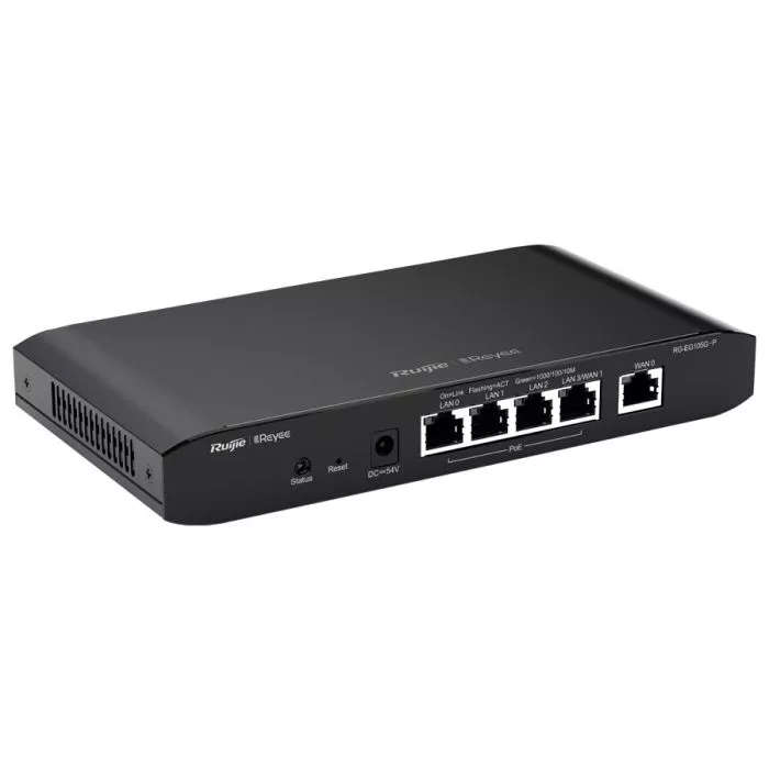 Reyee RG-EG105GP 5 Port Gigabit 2 WAN 4 PoE 54W Cloud Router