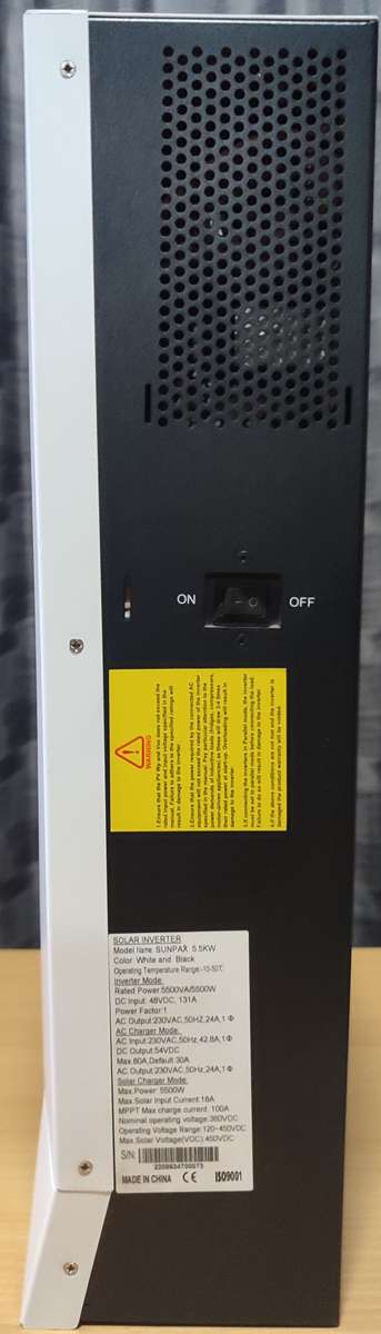 SUNPAX 5.5KW Solar Inverter - Please See Description / For Spares or Repair