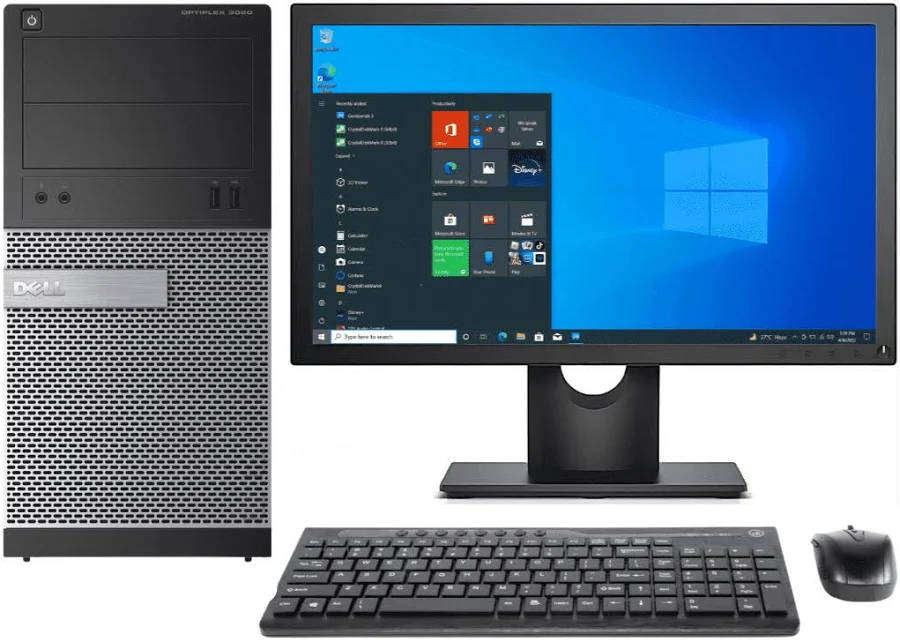 Dell OptiPlex 3020 Mini Tower Desktop Combo - Intel Core i5-4th Gen
