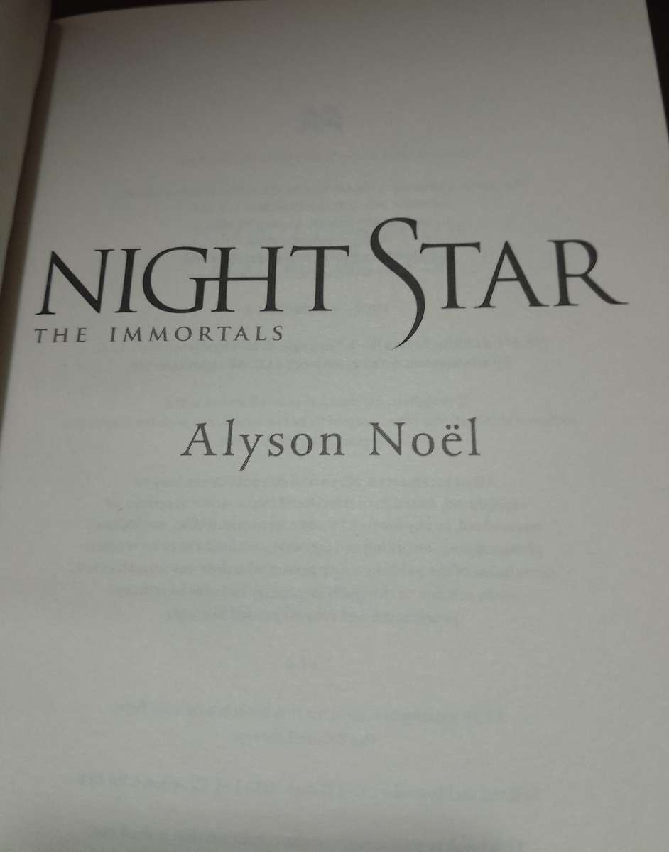 Alyson Noel - set of 3 books