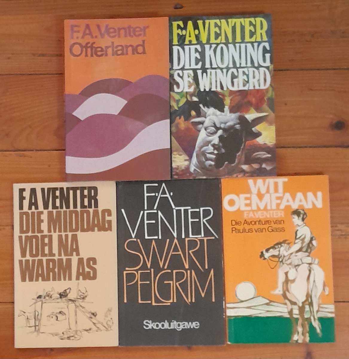 F.A. Venter - set of five books