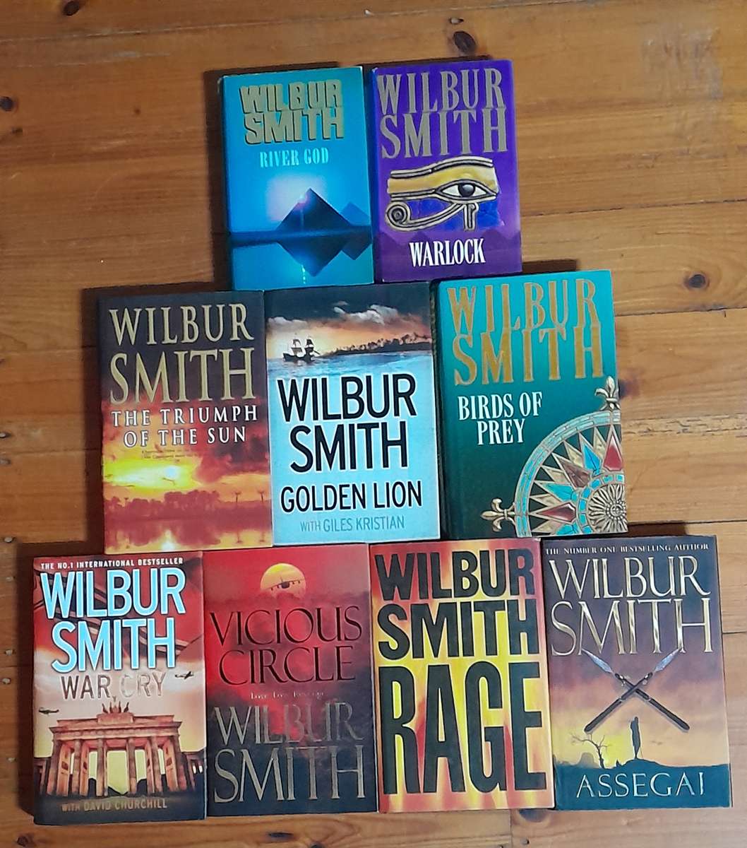 Wilbur Smith - set of nine books