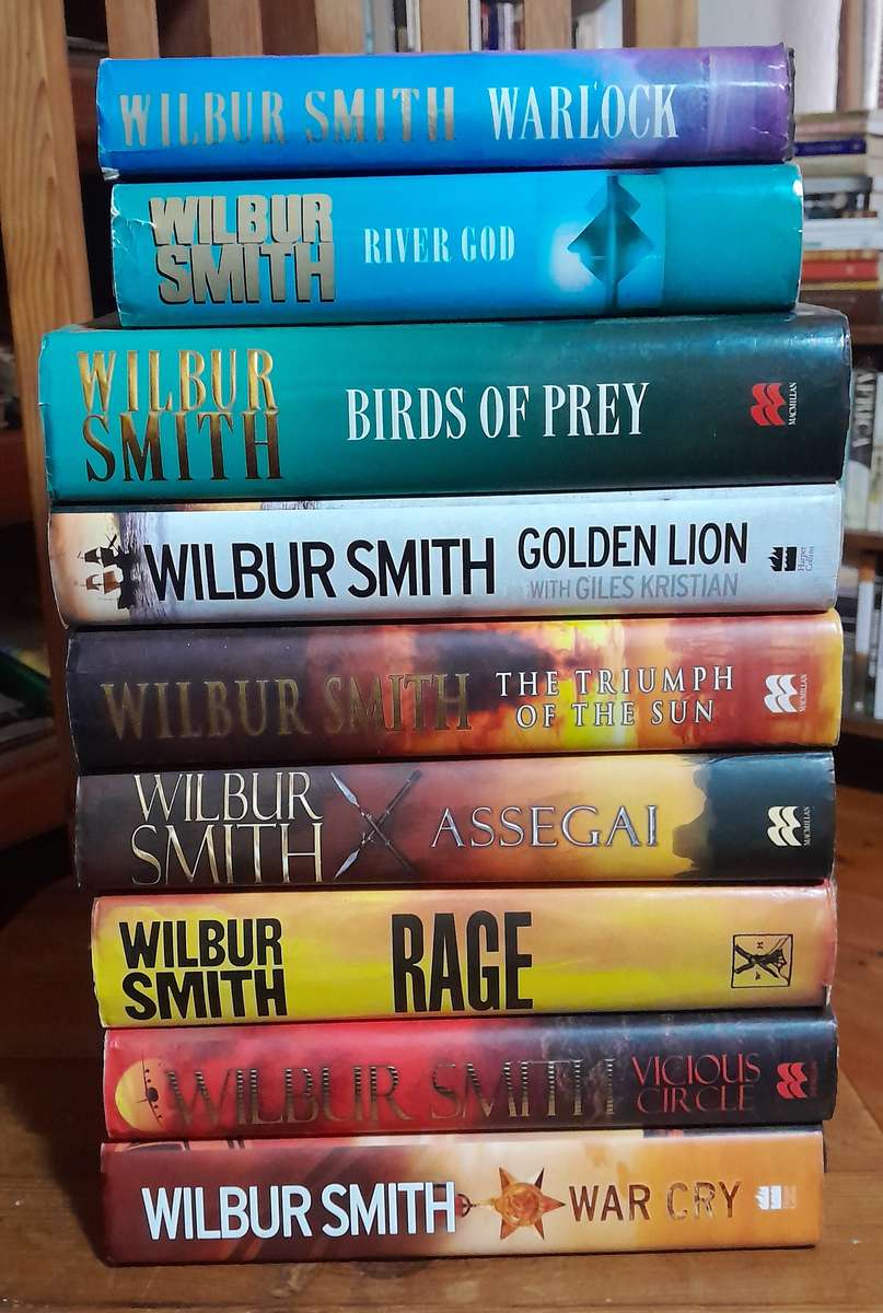Wilbur Smith - set of nine books