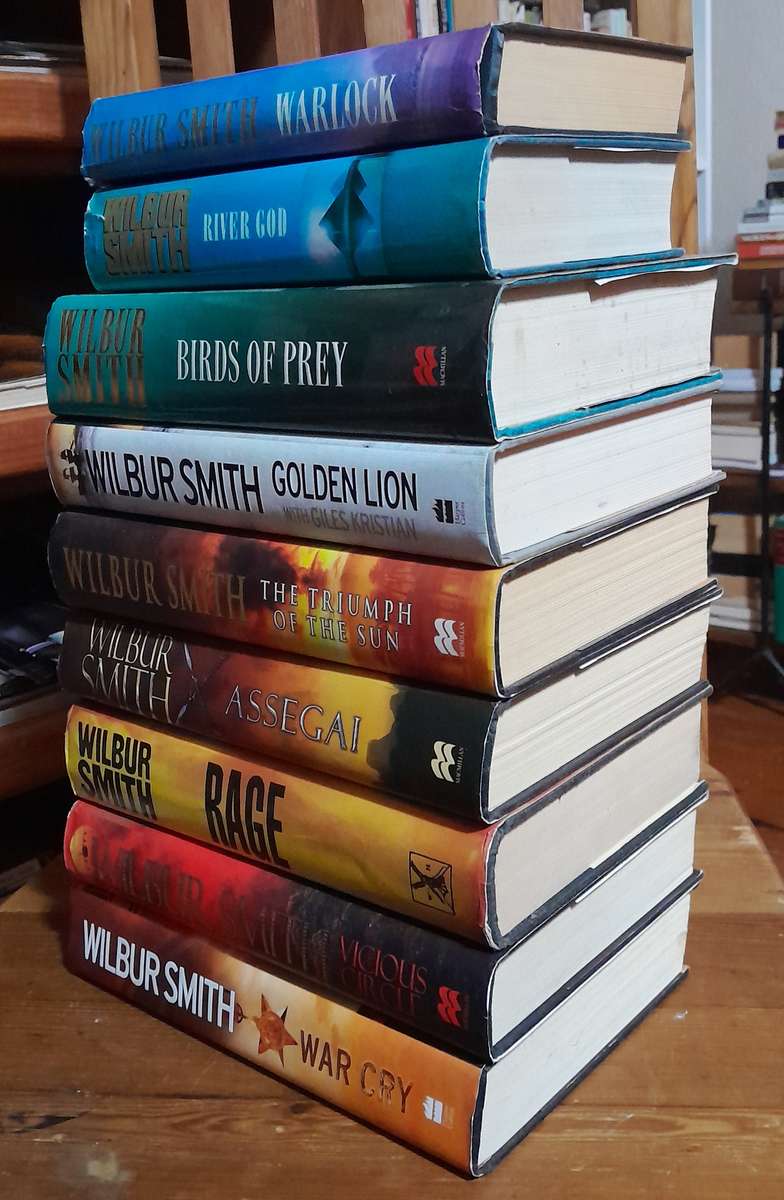 Wilbur Smith - set of nine books