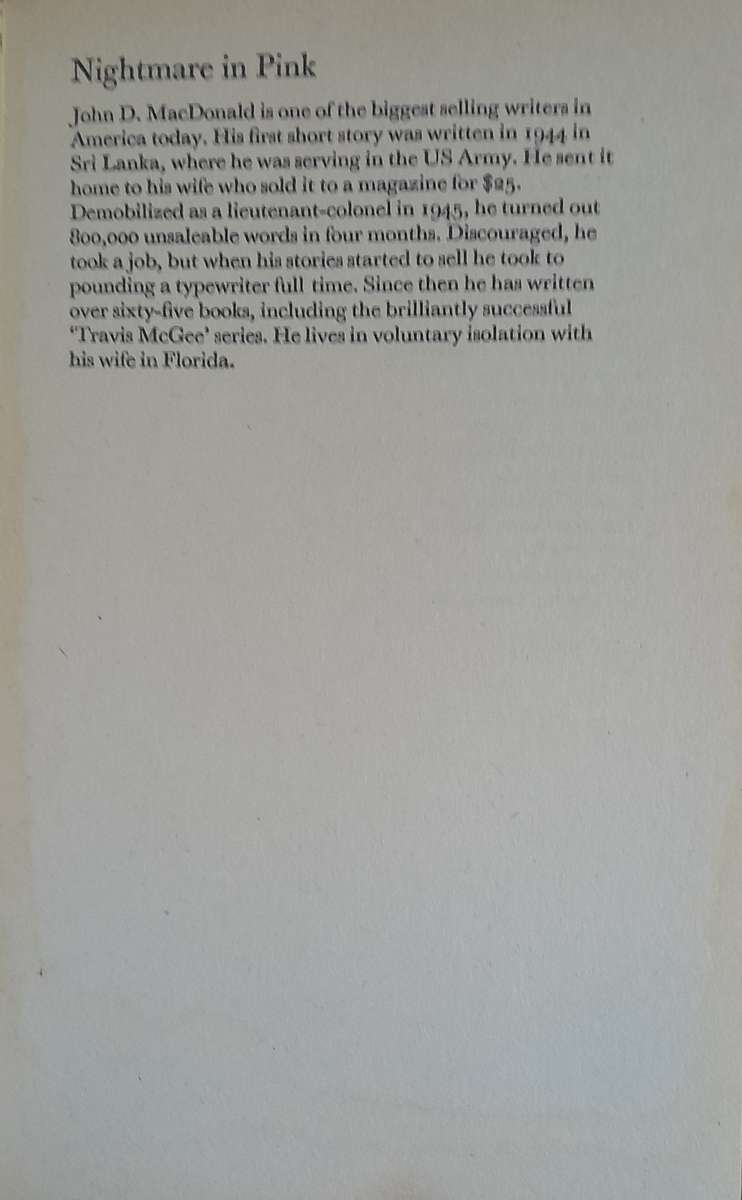 John D. MacDonald - set of 12 books