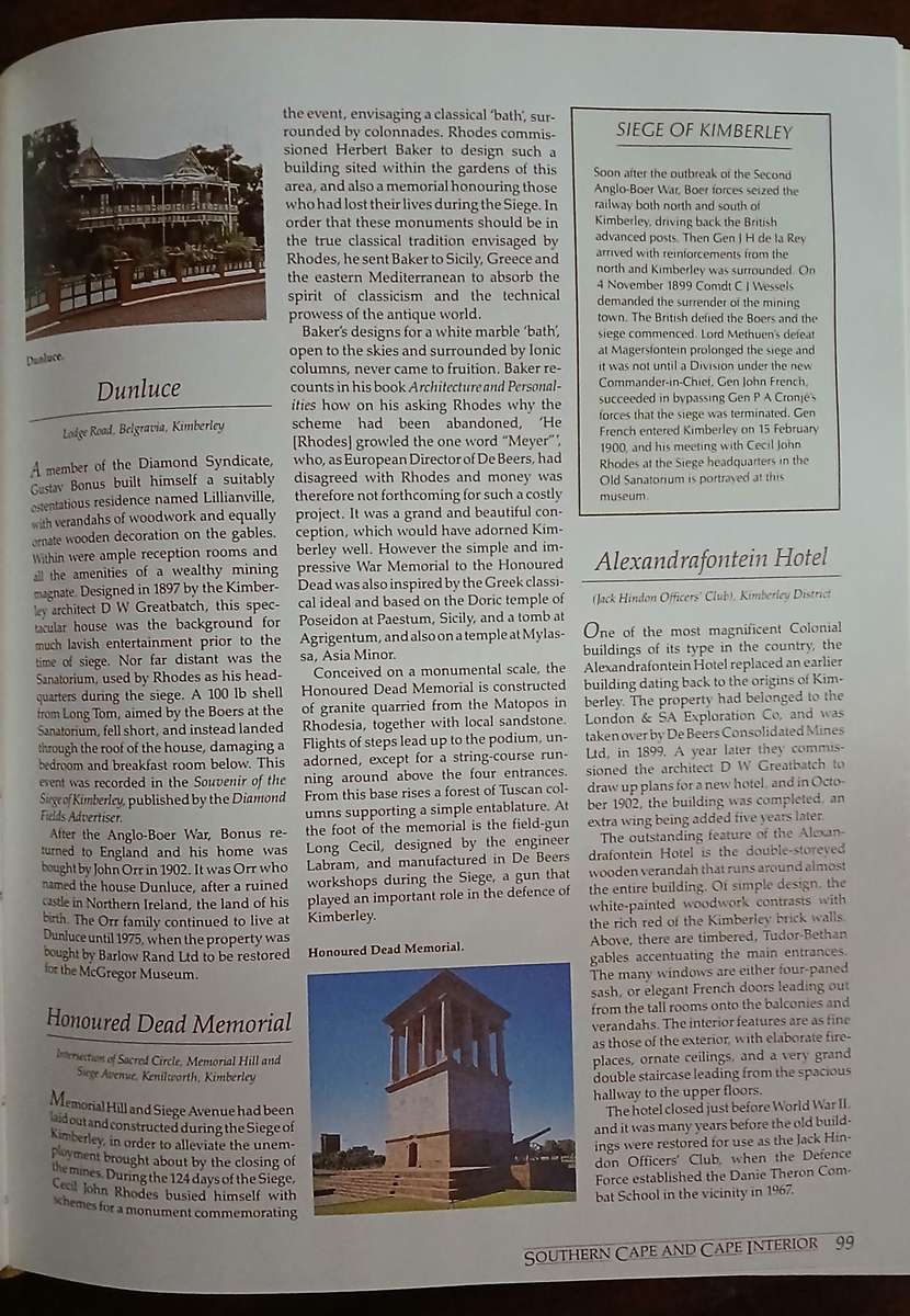 Historical building in South Africa