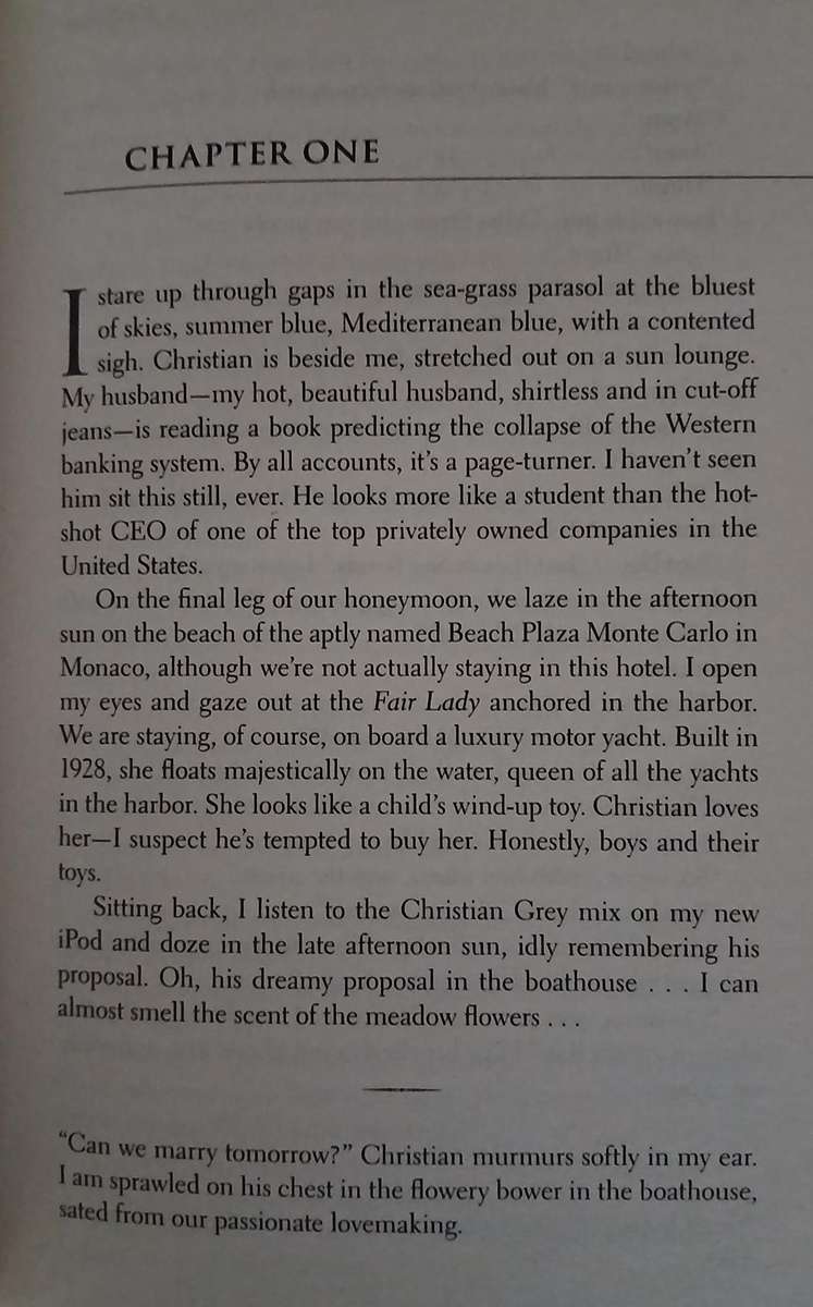 EL James - set of 3 books