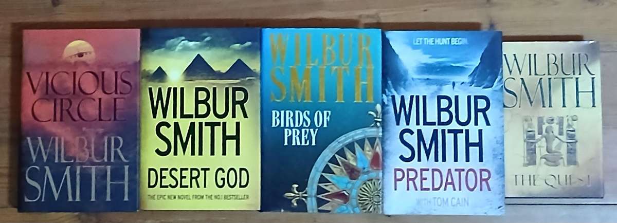 Wilbur Smith - set of 5 books