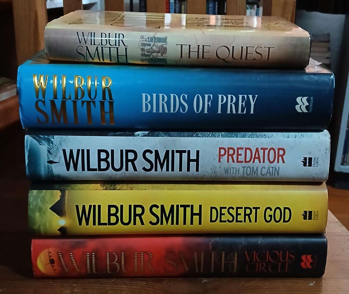 Wilbur Smith - set of 5 books