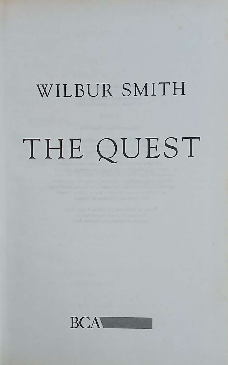 Wilbur Smith - set of 5 books
