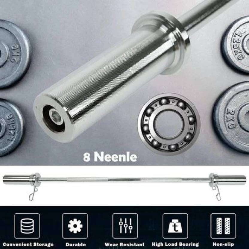 1.5m Olympic Barbell - Chrome-Plated Weightlifting & Home Gym Bar