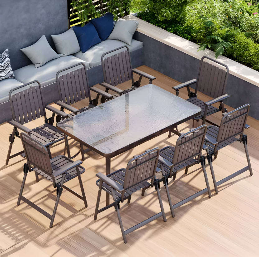 Aluminium Folding Camping Chair  Slatted Design, Ergonomic, Lightweight & Portable