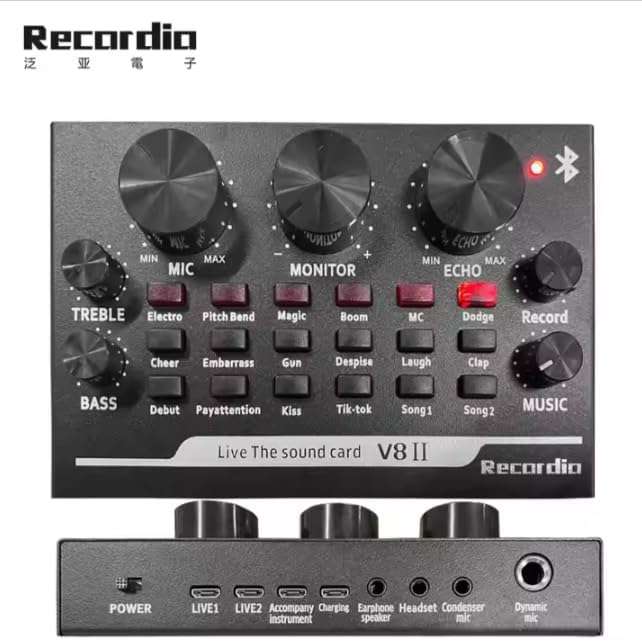 M800 Condenser Microphone Kit with V8 Sound Card