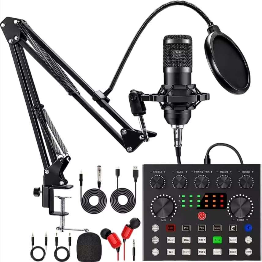 M800 Condenser Microphone Kit with V8 Sound Card