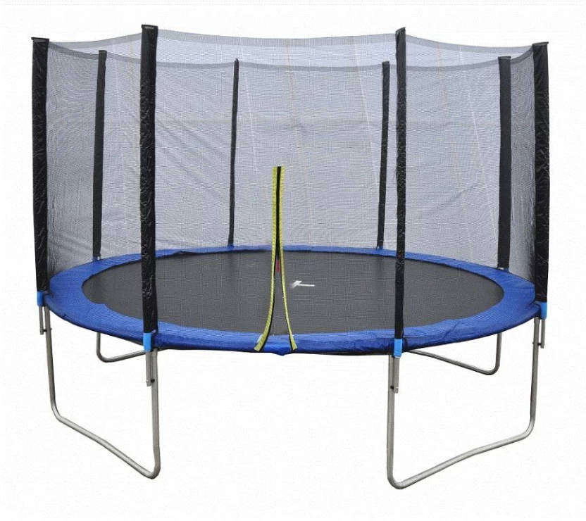Outdoor Trampoline with Safety Enclosure Net - Fun for Kids & Adults