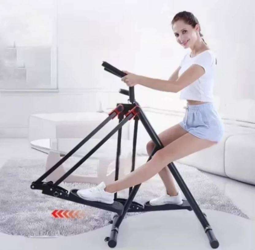 Portable Pedal Elliptical Machine - Home Cardio Trainer with Handles