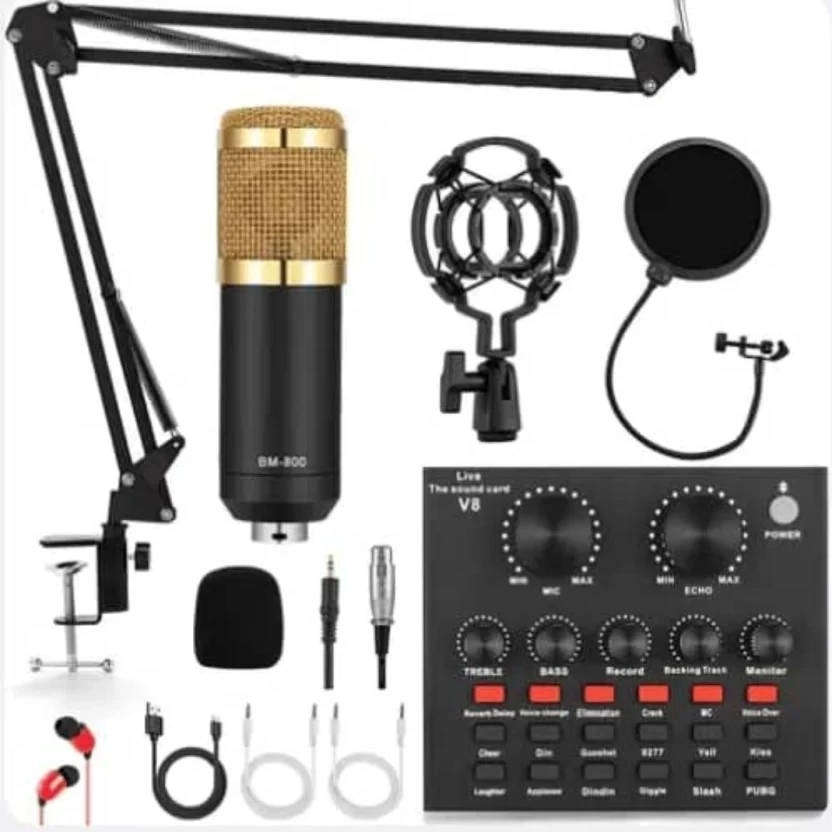Condenser Microphone Kit  Professional Studio Recording, Live Streaming, and Podcasting Bundle