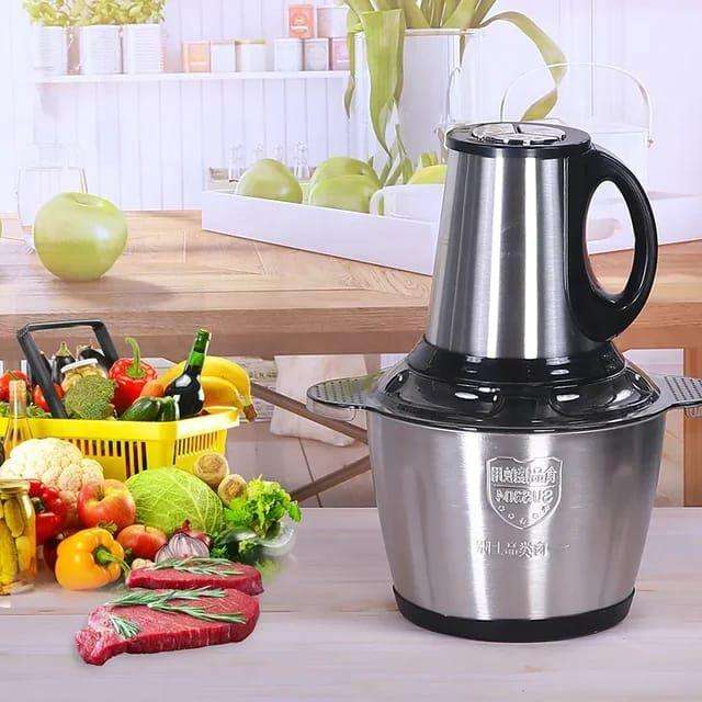 2L Electric Stainless Steel Food Processor