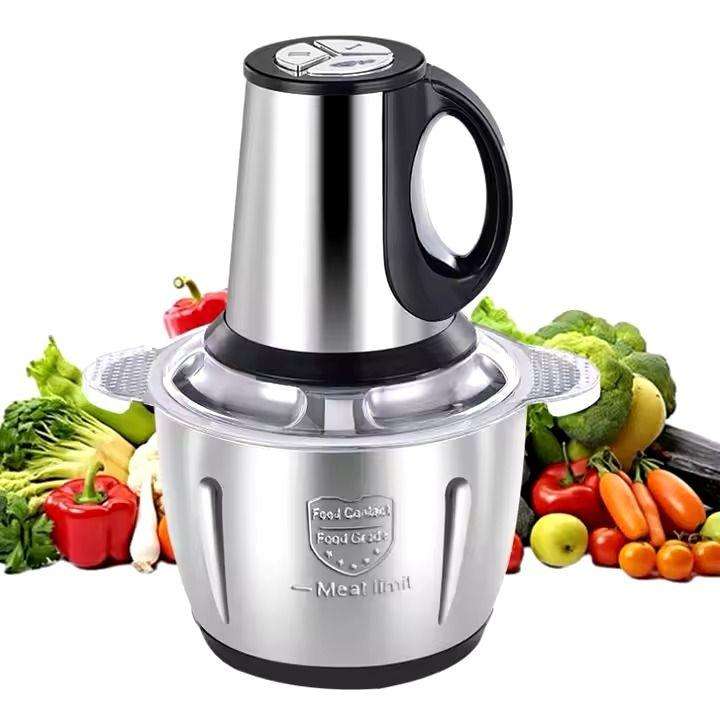 2L Electric Stainless Steel Food Processor