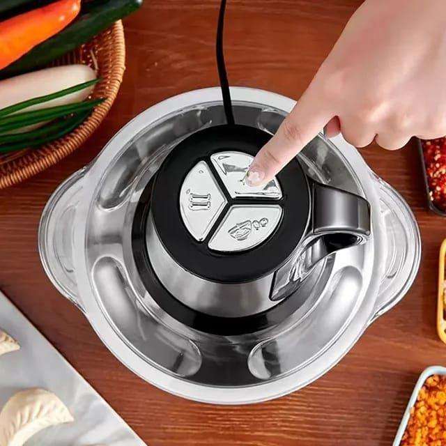 2L Electric Stainless Steel Food Processor