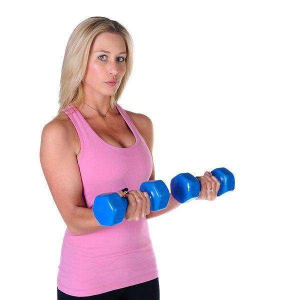 6kg Vinyl-Coated Dumbbell - Ideal for Home Gym & Fitness Workouts