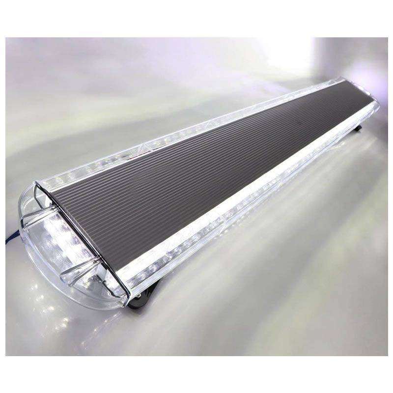 1.2m Vehicle Roof Top White LED Strobe Warning Emergency Light Bar  High-Intensity Strobe Light wit