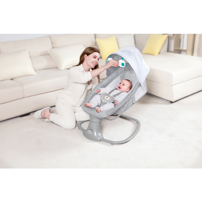 3 in1 Deluxe Rocker Multifunctional Music Toys Motion Control Bassinet