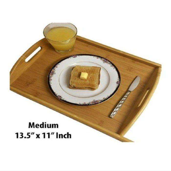 Wooden Bamboo Servings Tray Set of 3