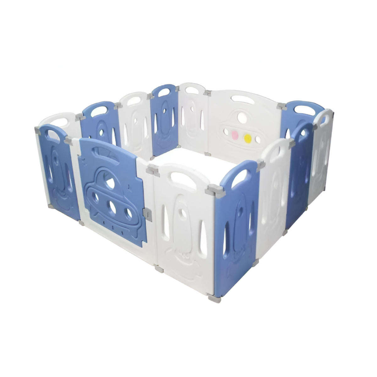 Multi-Functional/Foldable Indoor Baby Playpen with External Door Lock