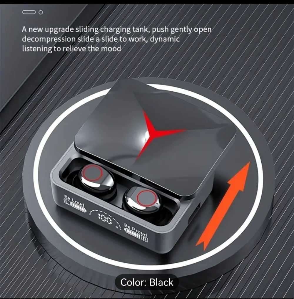 TWS M90 WIRELESS HEADPHONES.