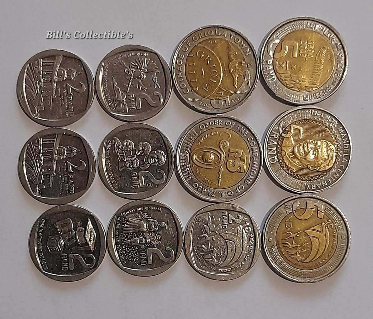 SOUTH AFRICAN COMMEMORATIVE COIN LOT.