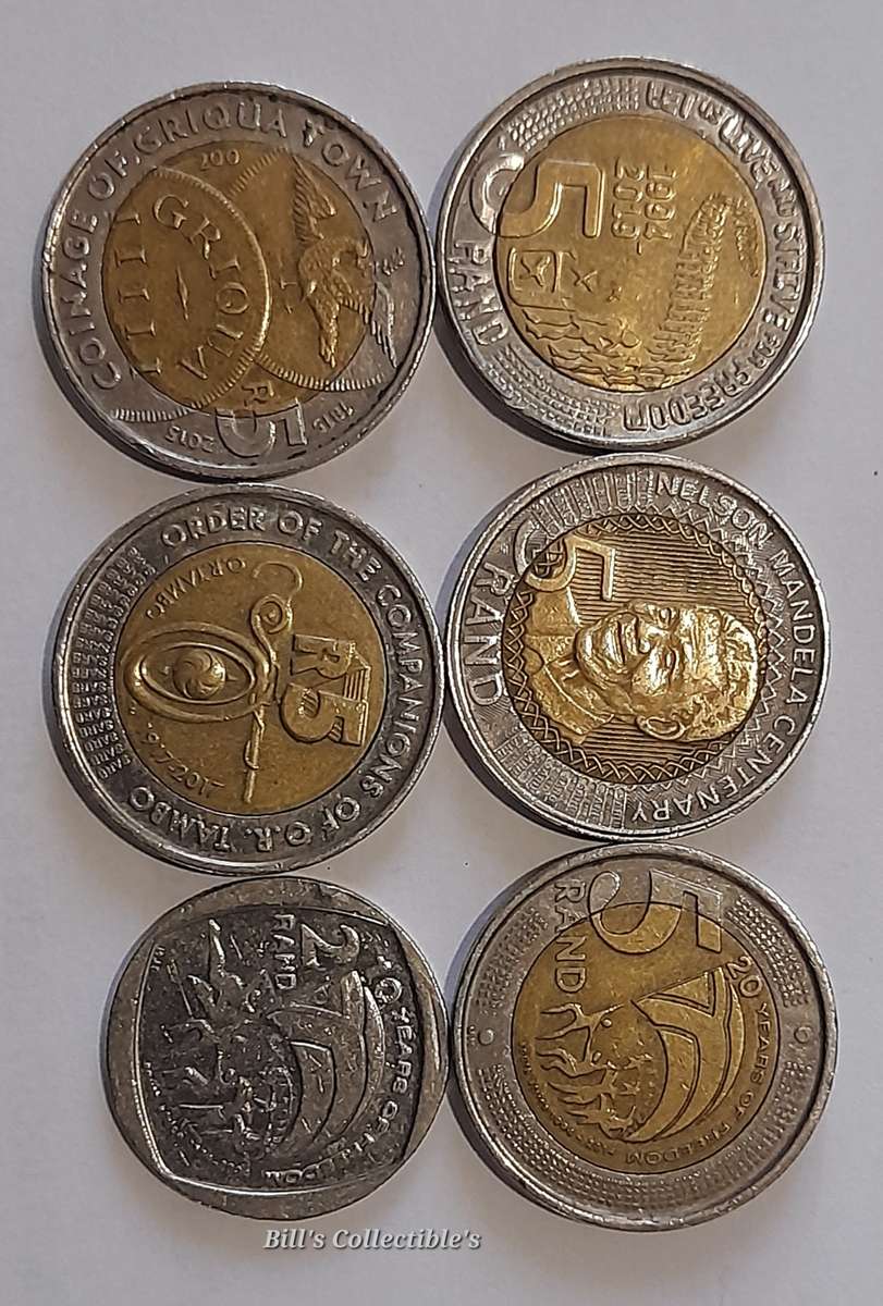 SOUTH AFRICAN COMMEMORATIVE COIN LOT.