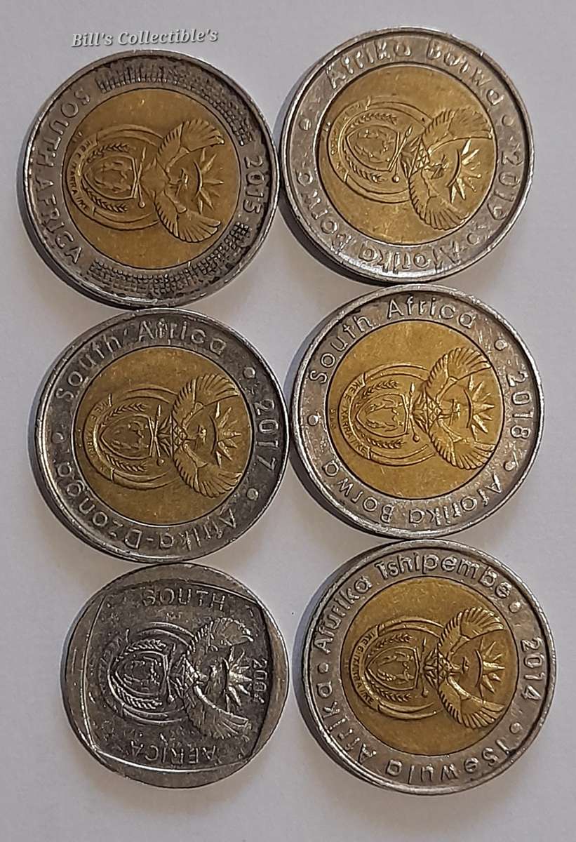 SOUTH AFRICAN COMMEMORATIVE COIN LOT.