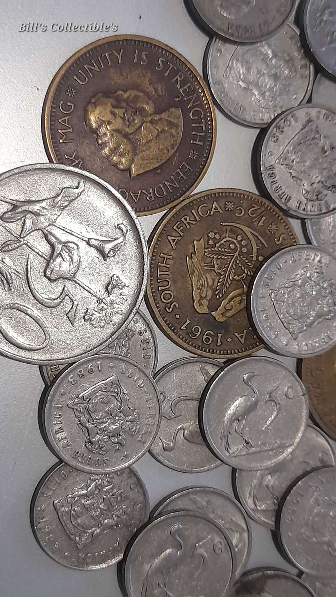 36 COINS South African Lot . 1 bid Takes All .