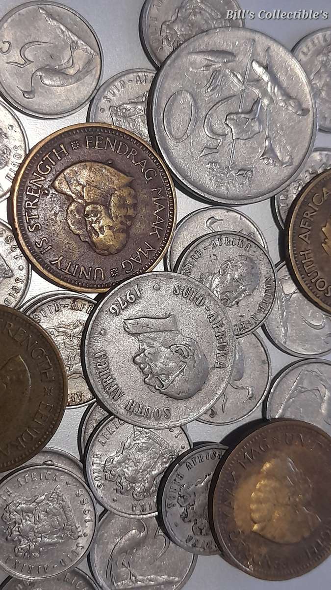 36 COINS South African Lot . 1 bid Takes All .