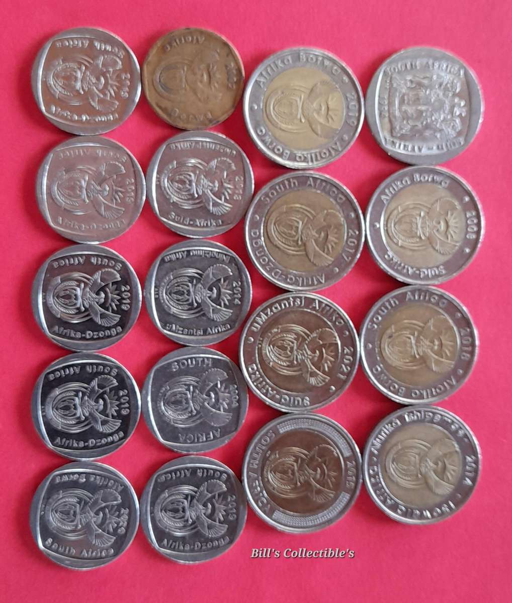 18 COINS SOUTH AFRICAN COMMEMORATIVE LOT. 1 BID Takes All.