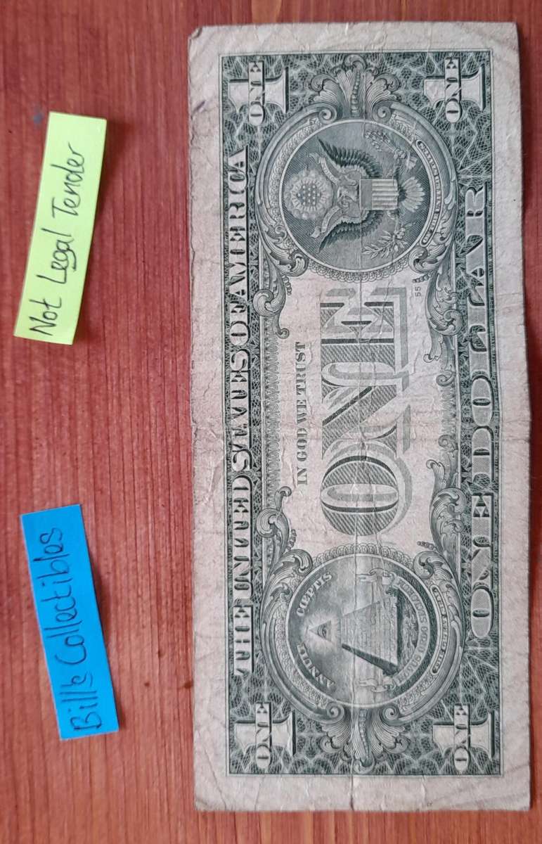 2003 American 1 Dollar Banknote .