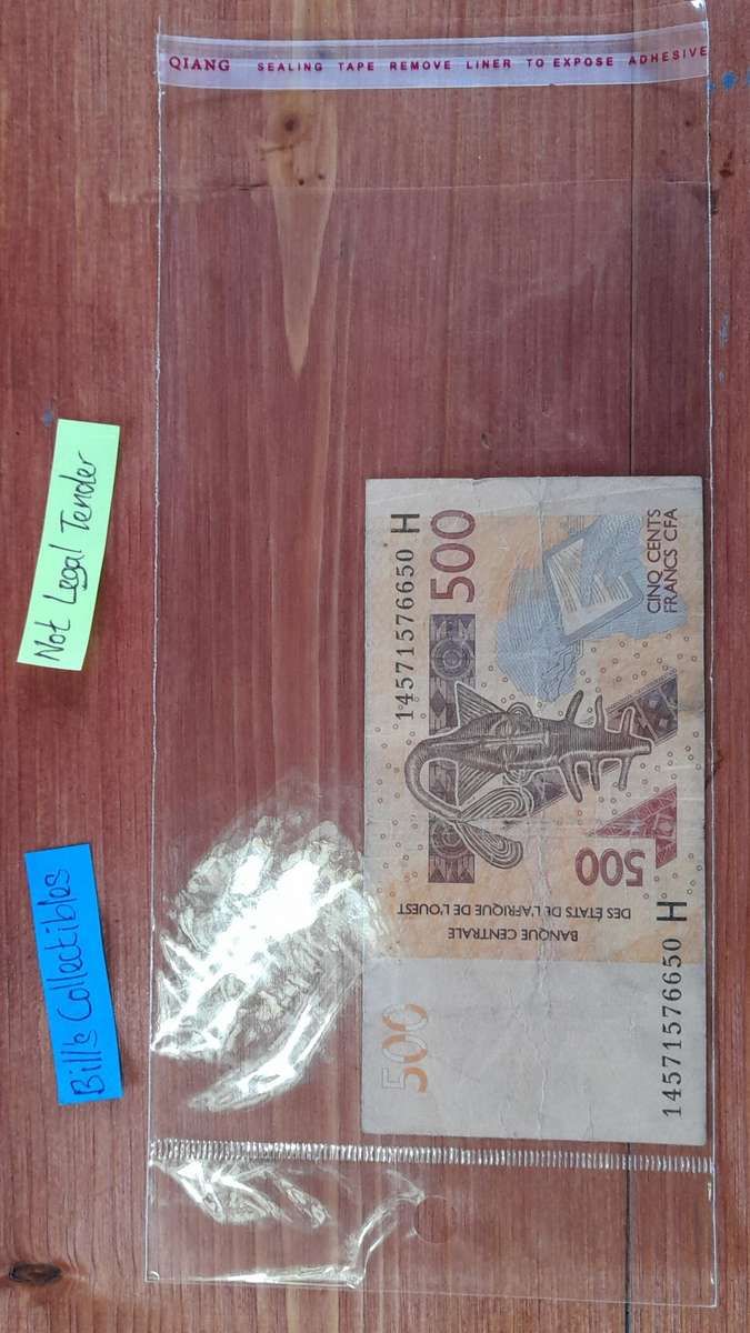 Senegal 500 Francs Banknote.