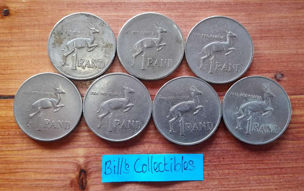 South African 2nd Decimal Nickel R1 Coin Lot.